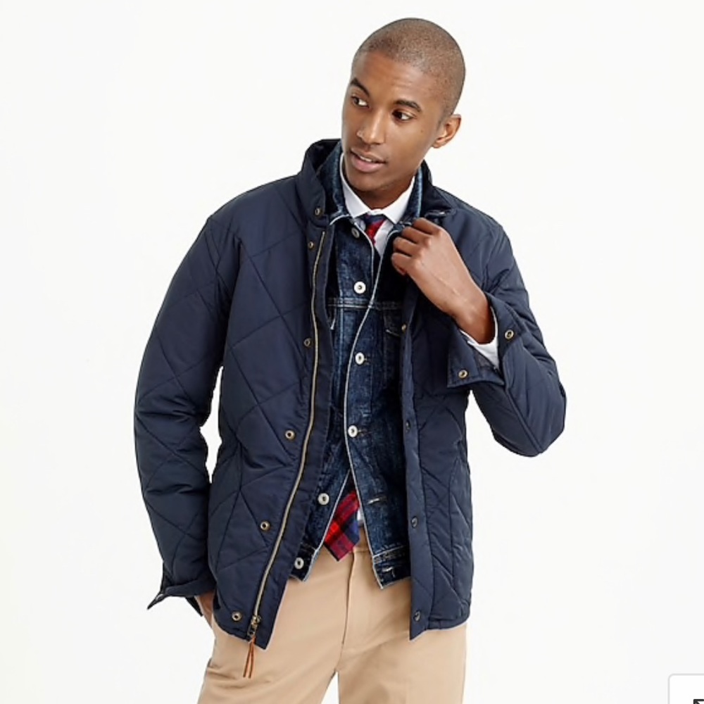 Jcrew Mens Sussex Quilted Jacket